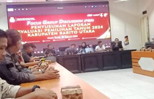 KPU Barito Utara Gelar FGD Evaluasi Pemilihan Umum 2024