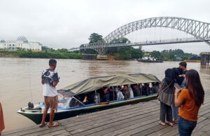 Lonjakan Penumpang di UPT Dermaga Dishub Capai Puncak di Akhir Masa Libur Idul Fitri