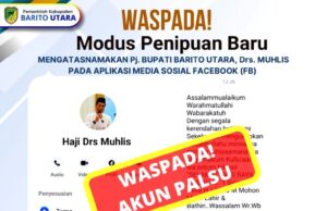 Masyarakat Diminta Waspada Penipuan Modus Akun Palsu Mengatasnamakan Pj Bupati Barito Utara