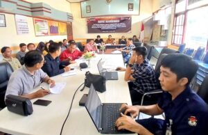 KPU Barito Utara Gelar Rakor Penyamaan Persepsi Terkait DPT, DPTb, dan DPK Jelang PSU