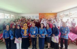 Dinas KPP Barito Utara Gelar B2SA Goes to School di SDN 8 Lanjas untuk Edukasi Pola Makan Sehat