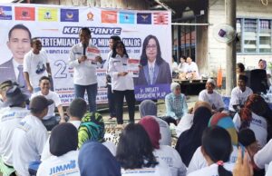 Warga Desa Sikan Padati Kampanye Dialogis Paslon 02 Jimmy Inri