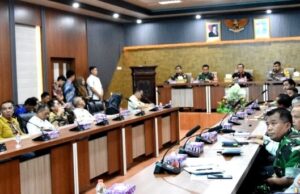 Pj Bupati Pimpin Rapat Persiapan Apel Gelar Pasukan Pengamanan PSU Pilkada Barito Utara