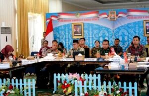 Pemkab Barito Utara Ikuti Rakor Virtual Bersama Kemenko Polhukam, Bahas Kesiapan PSU
