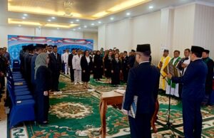 Pj Bupati Barito Utara Lantik 10 ASN, 1 PAW Kepala Desa, dan 8 PAW BPD