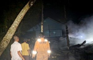 Rumah Dinas Kepala Sekolah SDN Lemo II Terbakar