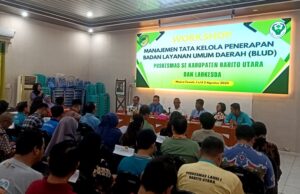 Dinas Kesehatan Gelar Workshop Tata Kelola BLUD Puskesmas se-Barito Utara