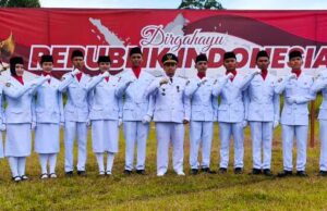 Pemerintah Kecamatan Lahei Barat Gelar Upacara HUT ke-80 RI dengan Khidmat