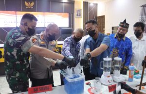 Polres Barito Utara Musnahkan Barang Bukti Narkoba Senilai Rp 2,6 Miliar