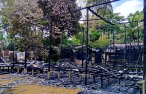 Dua Rumah Warga di Desa Papar Pujung Terbakar, Kerugian Capai Rp 150 Juta