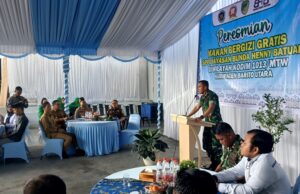 Dandim 1013 Muara Teweh Tekankan Sinergi Program Presiden pada Peresmian SPPG Yayasan Bunda Henny Batuah