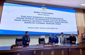 Penetapan Pasangan Calon Bupati dan Wakil Bupati Terpilih 2024 Diparipurnakan
