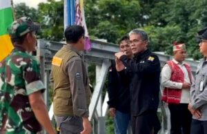 Jembatan Bailey di Desa Jamut dan Tawan Jaya Dibangun Secara Swakelola