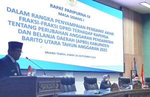 Pj Bupati Tekankan Percepatan Laporan Keuangan dan Prioritas Layanan Publik pada Rapat Paripurna IV