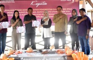 KPU Barito Utara Gelar Evaluasi Badan Adhoc PSU Pilbup 2024, Apresiasi Kinerja PPK se-Kabupaten
