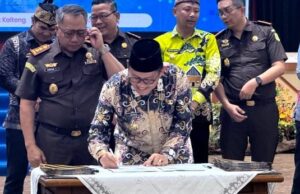Pj Bupati Barito Utara Teken PKS Program Jaksa Garda Desa dan Koperasi Merah Putih Adhyaksa 2025