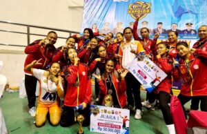 Tim Putri Juara 1 Bola Voli Turnamen Kapolda Kalteng Cup 2025