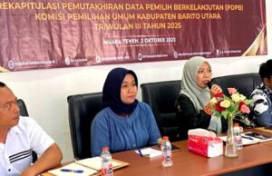 KPU Barut Rapat Pleno Terbuka PDPB Triwulan III 2025, Pastikan Data Pemilih Akurat dan Terkini