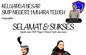 Siswi SMPN 1 Muara Teweh Raih Prestasi di Lomba Fashion Show Muslimah Casual