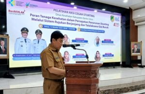 Staf Ahli Bupati Buka Pelatihan Aksi Cegah Stunting, Tenaga Kesehatan Harus Jadi Agen Perubahan