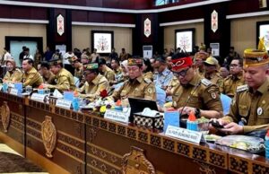Bupati Barito Utara Hadiri Rakor Optimalisasi PAD Sektor Pertambangan se Kalteng