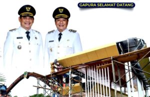 Dinas PUPR Barut Percepat Peningkatan Taman Tugu Selamat Datang Dalam Dukung Wajah Baru Kota Muara Teweh