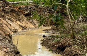 Dinas PUPR Barito Utara Normalisasi Sungai Plahana ke arah Sungai Brioi