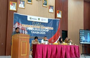 Kepala Disnakertranskop UKM Barut Buka Pelatihan Peningkatan Kapasitas Pengurus Kopdeskel Merah Putih
