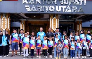 Wakil Bupati Barito Utara Atlet Muda Batara Swimming Club Berlaga di Ajang Nasional