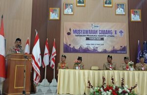 Bupati Barito Utara Tekankan Peran Pramuka dalam Membangun Karakter Generasi Muda Pada Muscab ke 10