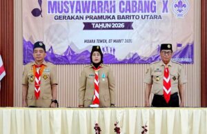 Hj Maya Savitri Shalahuddin Terpilih sebagai Ketua Kwarcab Pramuka Barito Utara 2026–2031