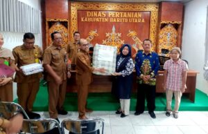 Kepala Dinas Pertanian Apresiasi Dedikasi dan Pengabdian Tiga ASN Purna Tugas