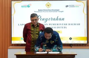 Wakil Bupati Barito Utara Serahkan LKPD 2025 ke BPK Kalteng, Targetkan Kembali Raih Opini WTP