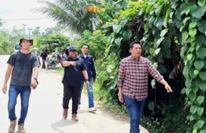 Wakil Bupati Barito Utara Tinjau Lokasi Workshop BLK di Jalan Pendreh