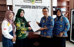 Dissiptaka Barut Jalin Kerja Sama dengan MI Islamiyah Muara Teweh, Dorong Peningkatan Literasi