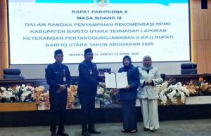 Bupati Barito Utara Sampaikan Apresiasi Atas Rekomendasi DPRD Terhadap LKPJ 2025
