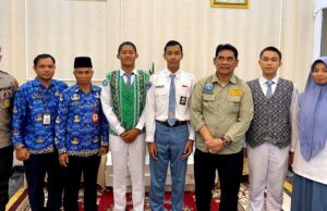 Bupati Beri Pesan Khusus Kepada Empat Putra Putri Terbaik Barut Yang Lolos ke Seleksi Paskibraka Provinsi