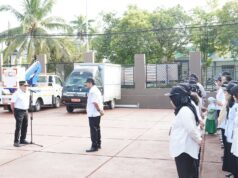 Picu Semangat Kerja, H Ardian Pimpin Apel Perdana Dinas Kominfosandi Barito Utara