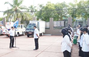Picu Semangat Kerja, H Ardian Pimpin Apel Perdana Dinas Kominfosandi Barito Utara