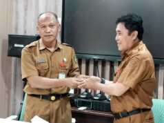 Sertijab Kadis Kominfosandi Barito Utara, H Mochamad Ikhsan Serahkan Jabatan kepada H Ardian