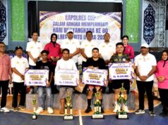 Kresna Barut Borong Gelar Juara, Kapolres Cup 2026 Ditutup Meriah di Arena Tiara Batara