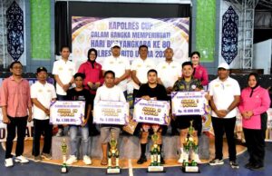 Kresna Barut Borong Gelar Juara, Kapolres Cup 2026 Ditutup Meriah di Arena Tiara Batara