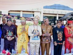 Perkuat Kolaborasi Untuk Kemajuan Kalteng, Wakil Bupati Barito Utara Hadiri HUT Pemko dan Kota Palangka Raya