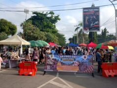 Disdagrin Barut Ajak Masyarakat Ramaikan Car Free Day Bersama Bank Kalteng dan Dukung UMKM Lokal
