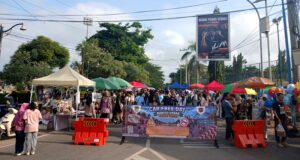 Disdagrin Barut Ajak Masyarakat Ramaikan Car Free Day Bersama Bank Kalteng dan Dukung UMKM Lokal