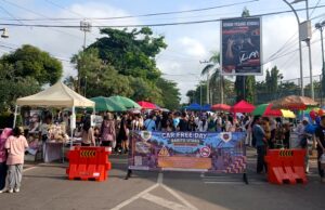 Disdagrin Barut Ajak Masyarakat Ramaikan Car Free Day Bersama Bank Kalteng dan Dukung UMKM Lokal