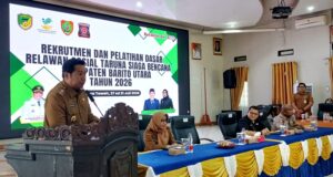Wakil Bupati Barito Utara Buka Rekrutmen dan Pelatihan Dasar TAGANA, Relawan Harus Siap Hadapi Bencana