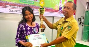 Wakili Kalteng di FLS3N Nasional, Siswi SMPN 1 Muara Teweh Buktikan Kualitas Pendidikan Di Barito Utara Terus Meningkat