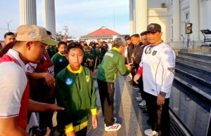 Bupati Lepas Kontingen O2SN 2026, Minta Atlet Pelajar Harumkan Nama Barito Utara